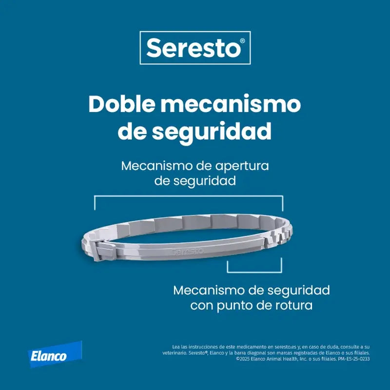 Pack Coleira Seresto para gatos 3 unidades