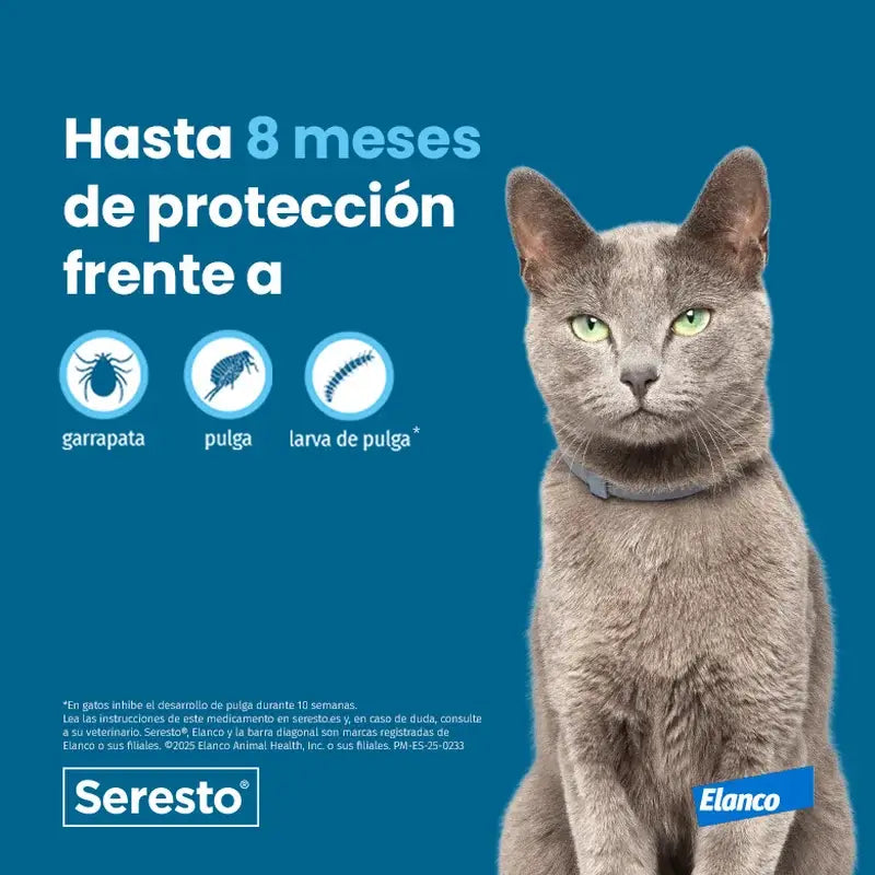 Pack Coleira Seresto para gatos 3 unidades