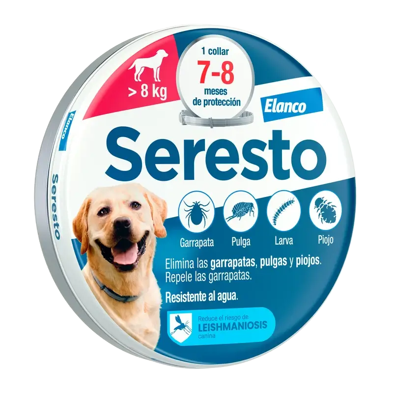 SERESTO COLAR DE CACHORRO +8 KG GRANDE