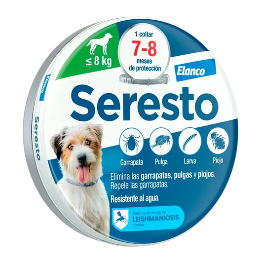 SERESTO PEQUENO COLAR DE CACHORRO -8 KG