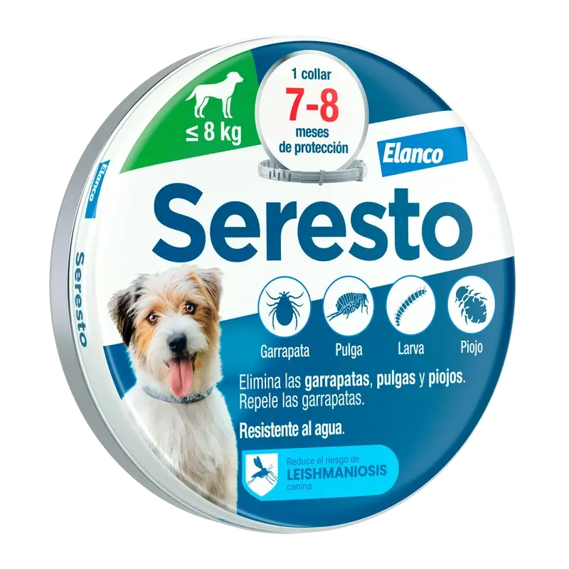 SERESTO PEQUENO COLAR DE CACHORRO -8 KG