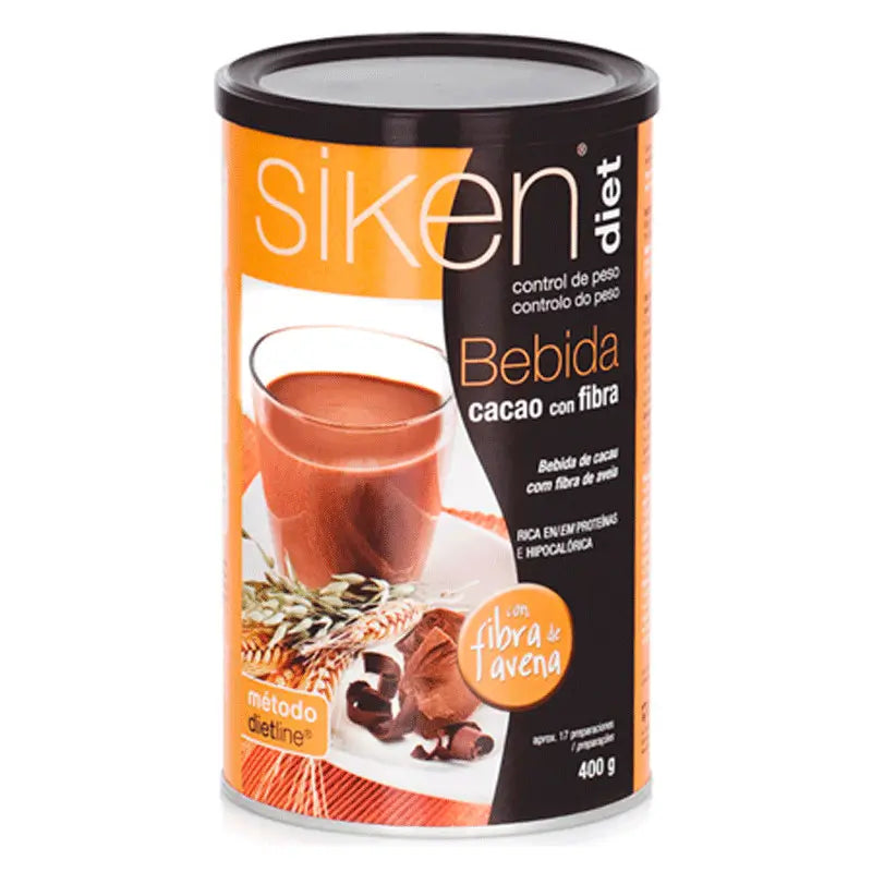 SIKEN DIET BEBIDA DE CACAO CON FIBRA 400 G