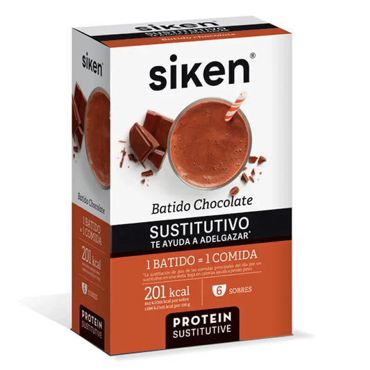 Siken Sustitutive Batido Chocolate 6 Sobres