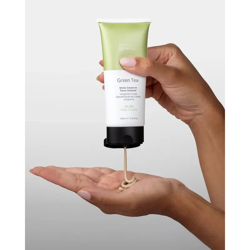 Skin Generics Creme de chá verde para espuma de limpeza 20,1%.