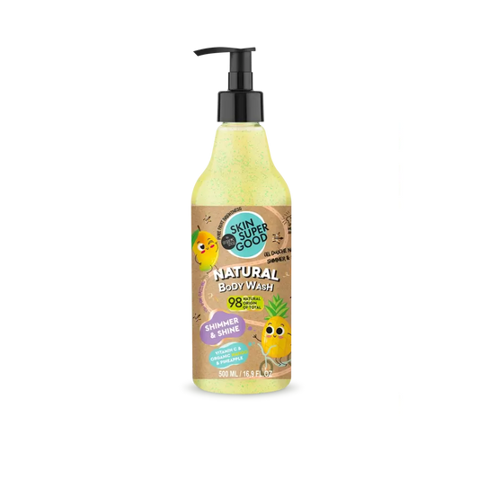 Skin Super Good Shimmer & Shine Gel de Duche Natural, 500 ml