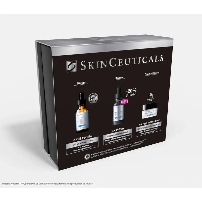 Skinceuticals Wrinkle & Brightening Protocol C E Ferulic + P-Tiox