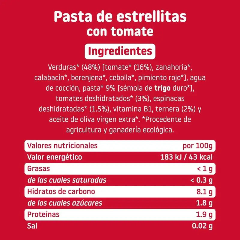 Smileat Frasco pequeno com pedaços de massa de tomate, embalagem 6 x 230 gr