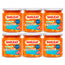 Smileat Frasco pequeno com pedaços de massa de tomate, embalagem 6 x 230 gr