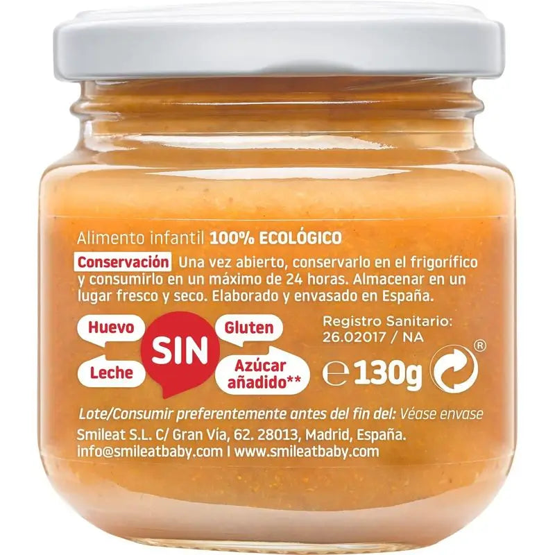 Smileat Maçã, Laranja e Cenoura Cubo Pequeno, 6x130 Gr