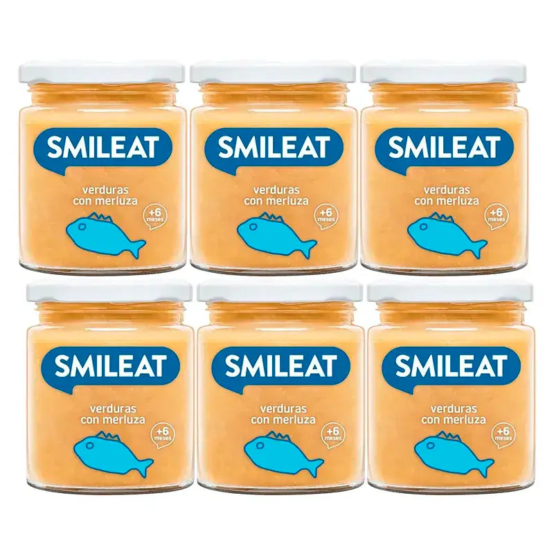 Pescada sorridente com legumes, 6x230 Gr