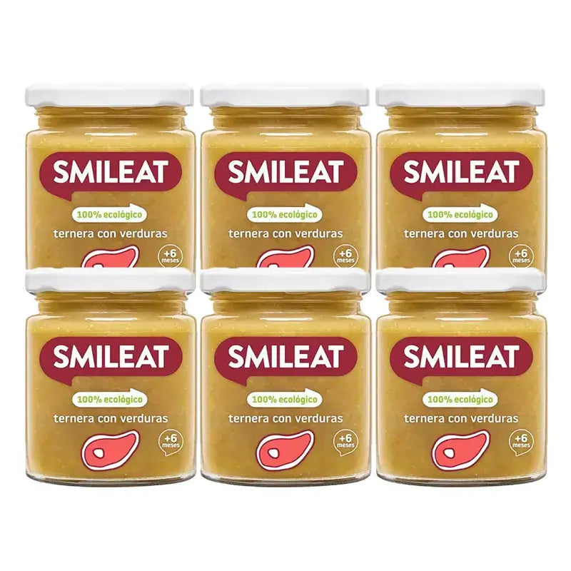 Smileat Tartelete de carne e legumes, embalagem 6 x 230 gr