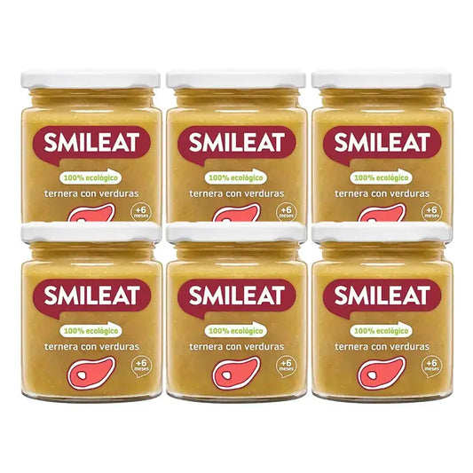 Smileat Tartelete de carne e legumes, embalagem 6 x 230 gr