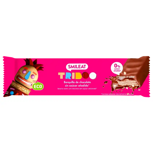 Smileat Bolacha com cobertura de chocolate , 40 gr ECO