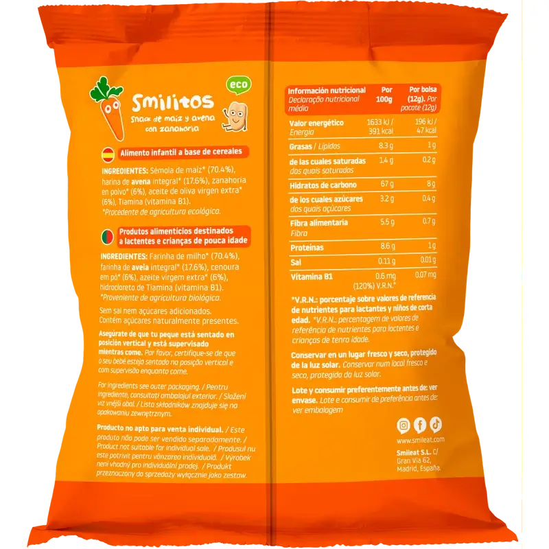 Smileat Smilitos Multipack, 48 gramas