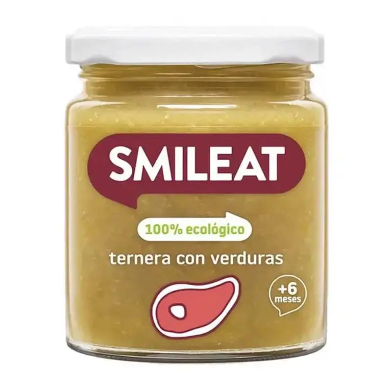 Smileat Tarrito Ternera con Verduras 230 Gr