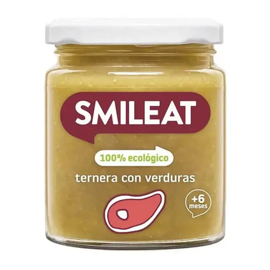 Smileat Tarrito Ternera con Verduras 230 Gr