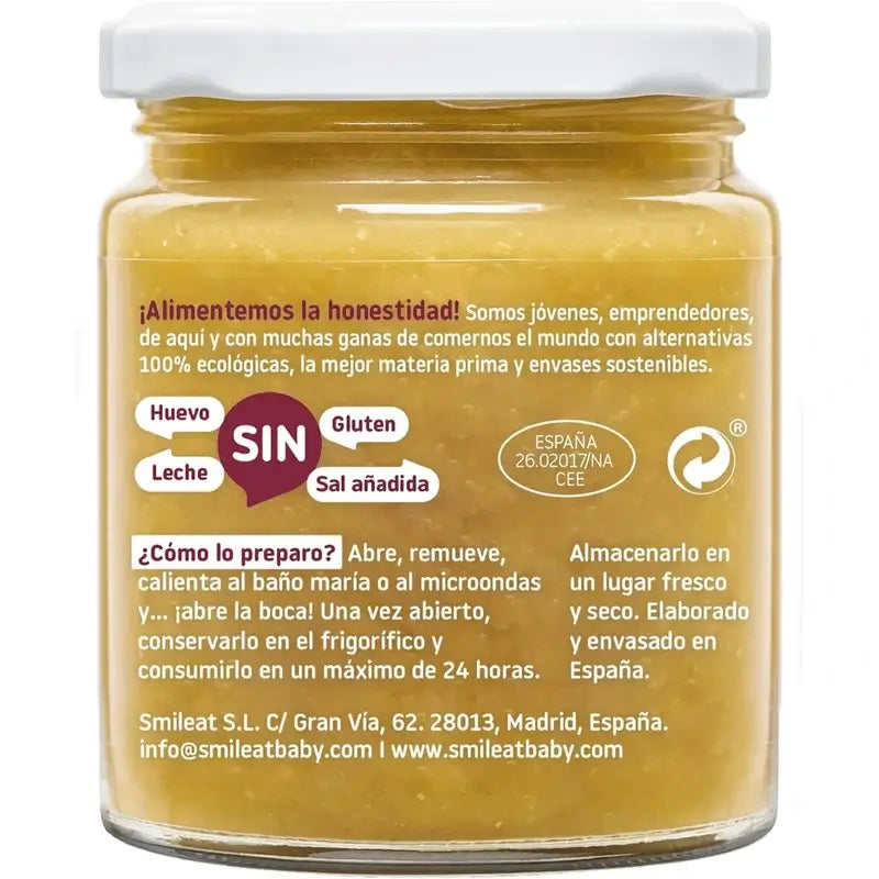 Smileat Tarrito Ternera con Verduras 230 Gr
