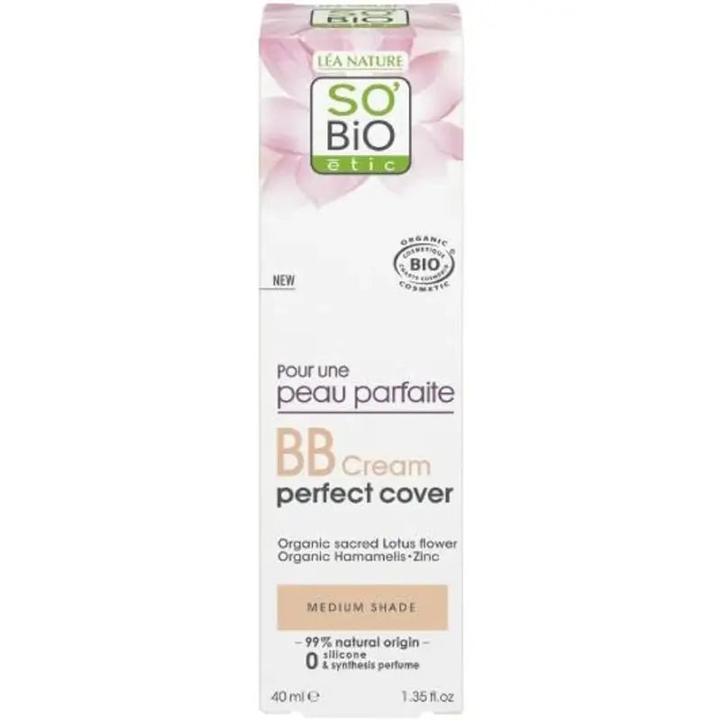 So'Bio Etic Bb Creme Pele Perfeita Médio 40Ml.