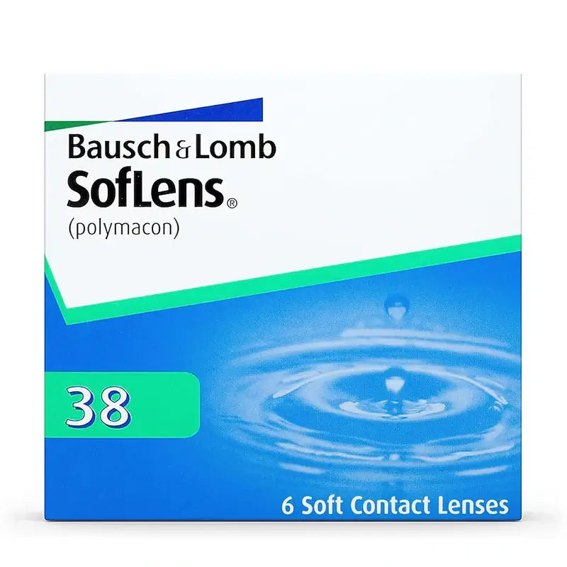 Soflens 38 Monthly Spherical Lenses , 6 unidades