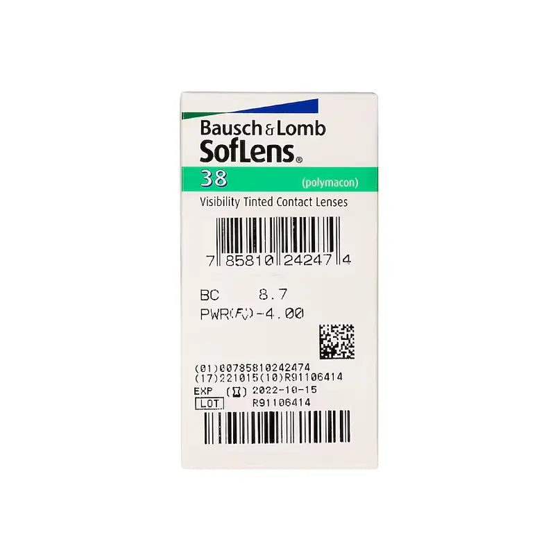 Soflens 38 Monthly Spherical Lenses , 6 unidades