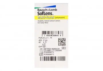 Soflens Lentes Multifocais Mensais , 6 unidades - +5.50, 8.5, Baixa, 14.50