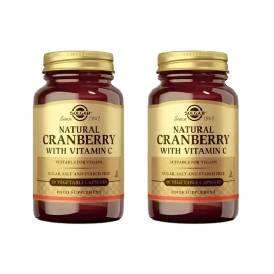 Solgar Cranberry Com Vitamina C, 2X60 Cápsulas Vegetais
