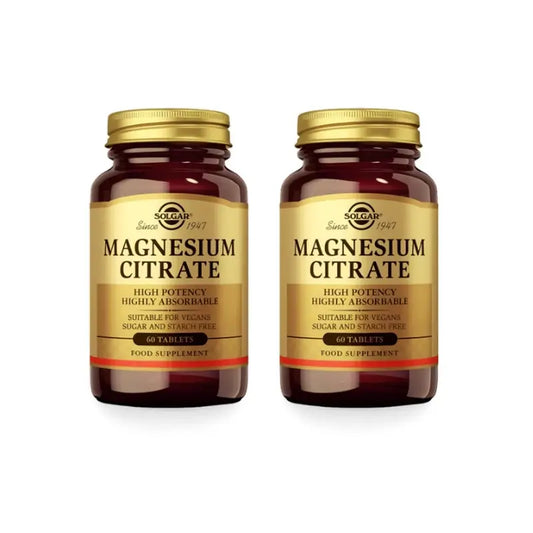 Solgar Citrato de Magnésio, 2x120 Comprimidos