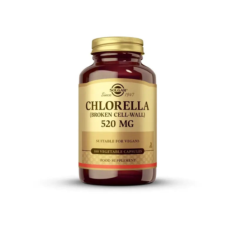 Solgar Chlorella 520mg, 100 Cápsulas