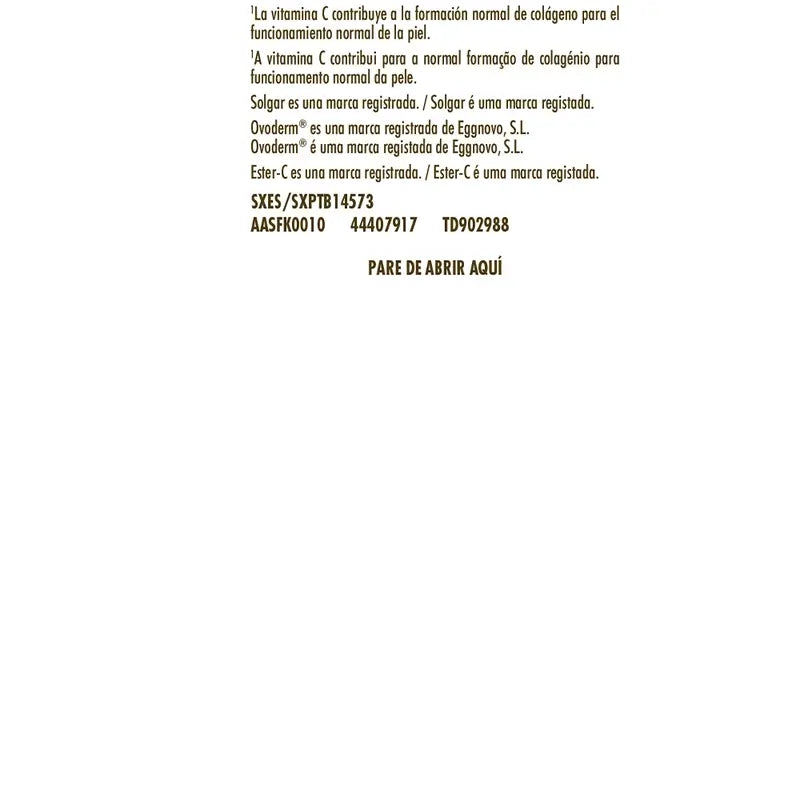 Solgar Colagénio Vegetariano Ovoderm, 60 Cápsulas Vegetais