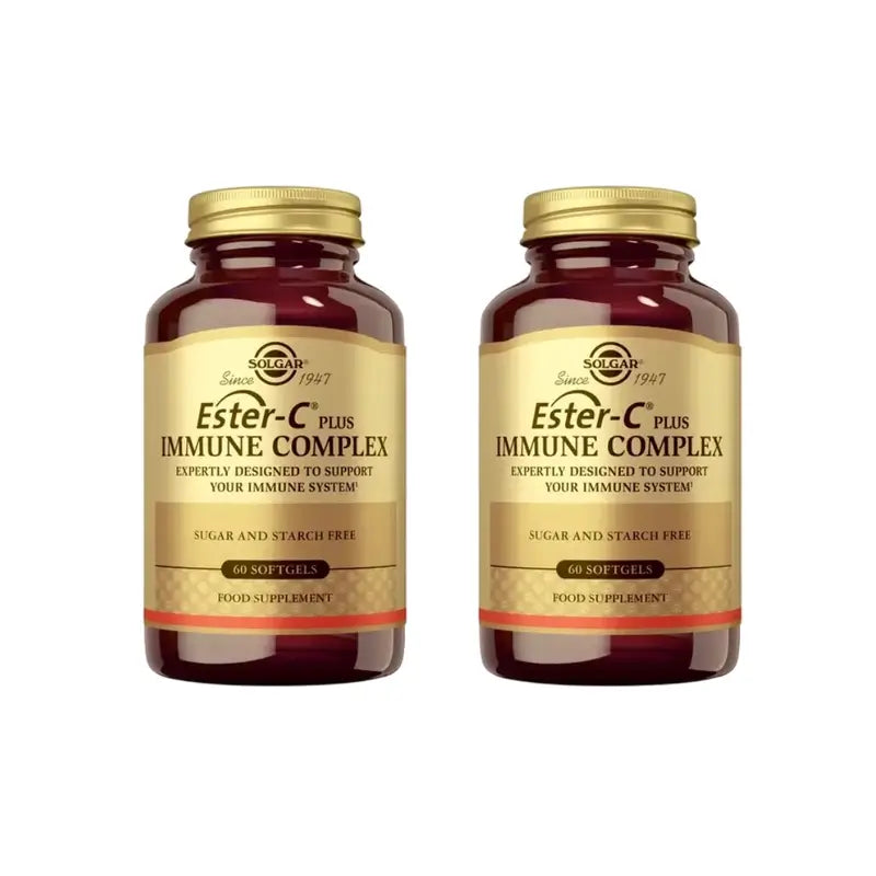 Solgar Ester-C Immune Complex, 2X60 Cápsulas