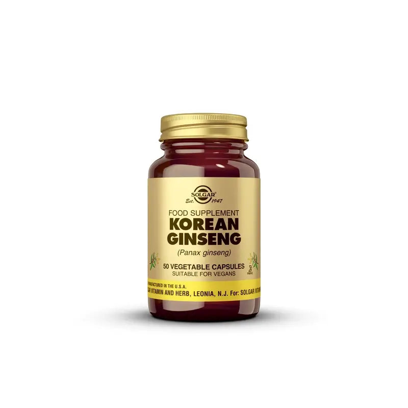 Solgar Korean Ginseng, 50 Cápsulas