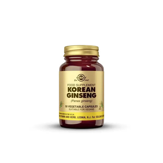 Solgar Korean Ginseng, 50 Cápsulas