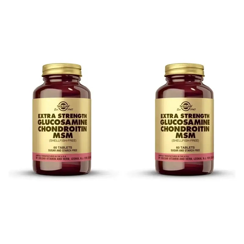 Solgar Glucosamine Chondroitin Msm, 2X60 Comprimidos