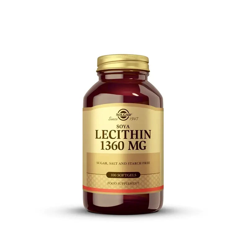 Solgar Lecitina 1360mg, 100 Cápsulas