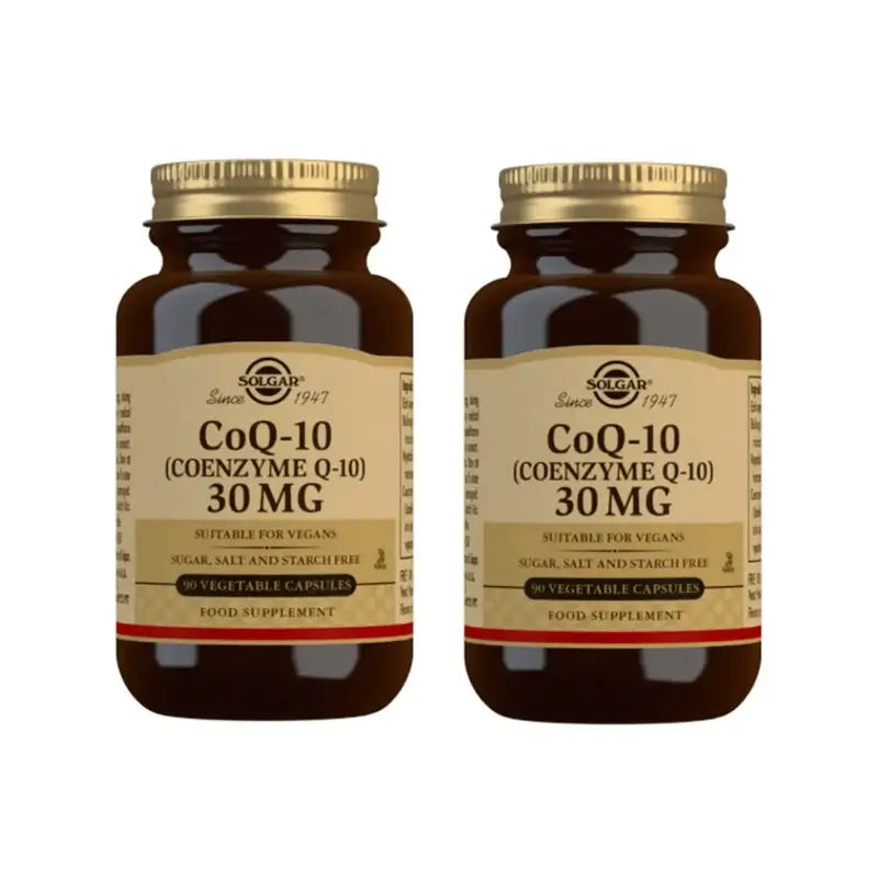 Solgar Maxi Coenzima Q10 30 Mg, 2X90 Cápsulas Vegetais