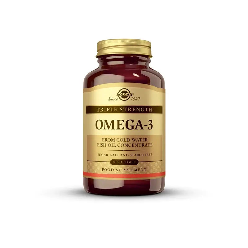 Solgar Omega-3 Concentração Tripla, 50 cápsulas