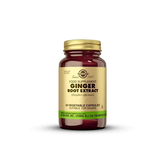 Solgar Ginger, 60 cápsulas