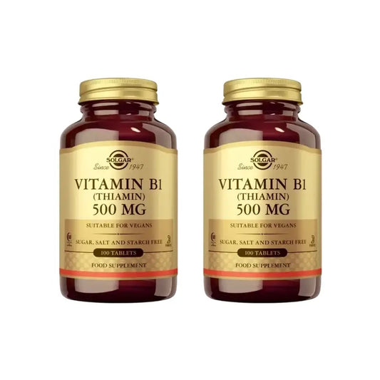 Solgar Vitamina B1 500 Mg, 2X100 Comprimidos