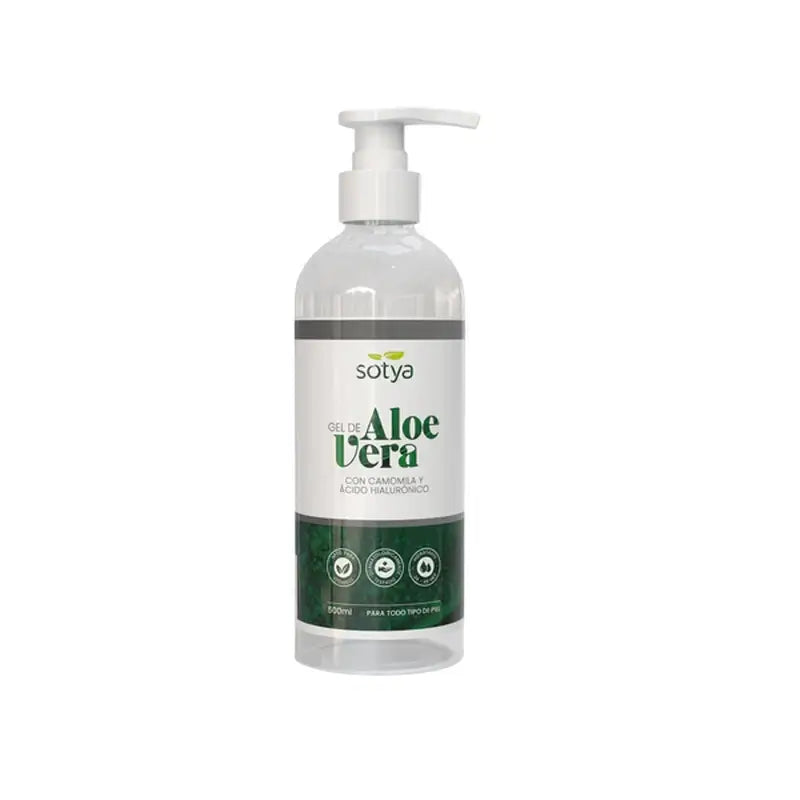 Sotya Aloé Vera Camomila Ácido Hialurónico Gel de Aloé Vera , 500 ml