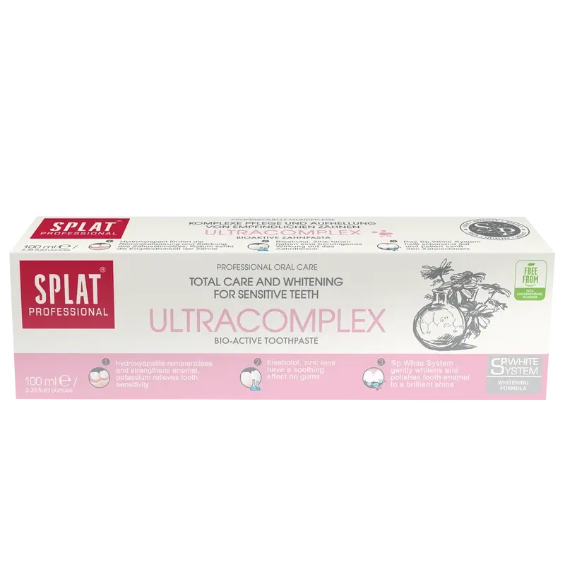 Splat Ultracomplex Pasta de dentes profissional , 100 ml