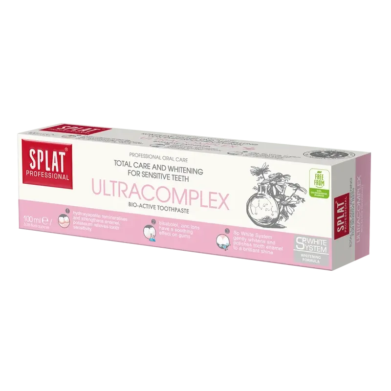 Splat Ultracomplex Pasta de dentes profissional , 100 ml