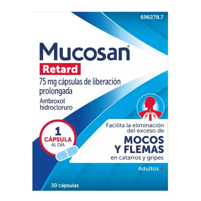 MUCOSAN RETARD 75MG 30 CÁPSULAS LIBERAÇÃO PROLONGADA