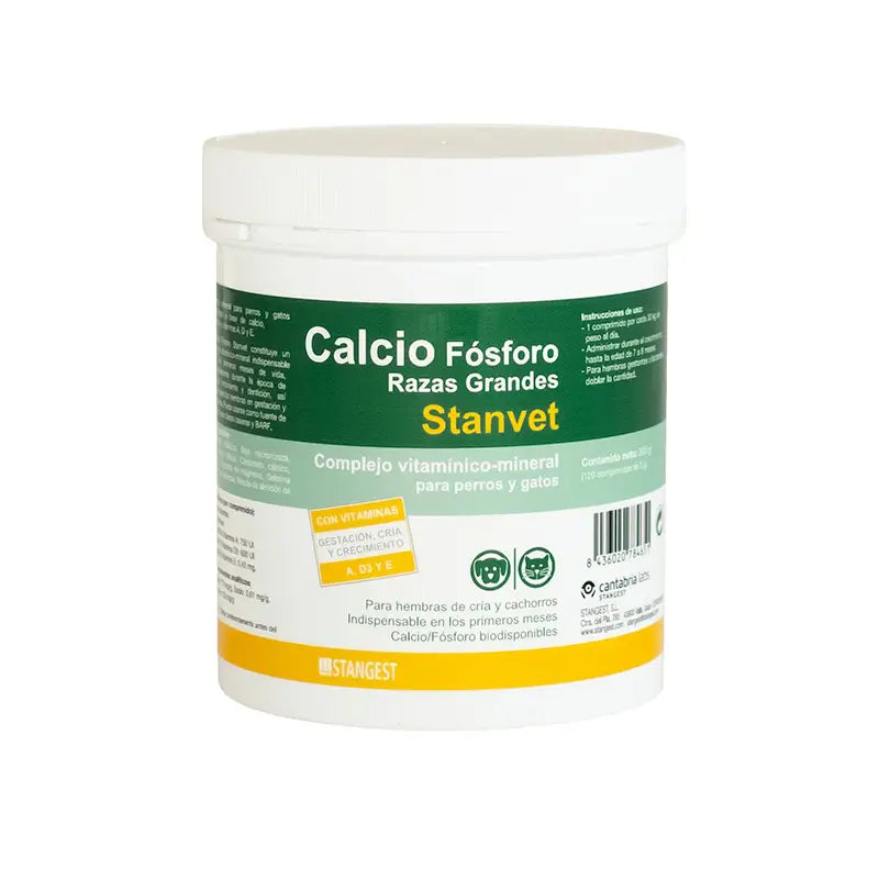 Stanvet Calcium/Phosphorus Large Breed 120 Tabs