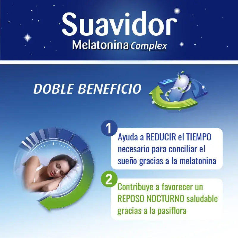 Suavidor Melatonin Complex, 30 Comprimidos