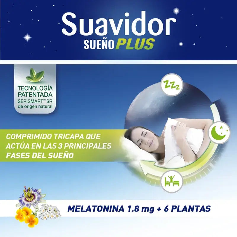 Suavidor Sueño Plus Tricapa, 30 comprimidos