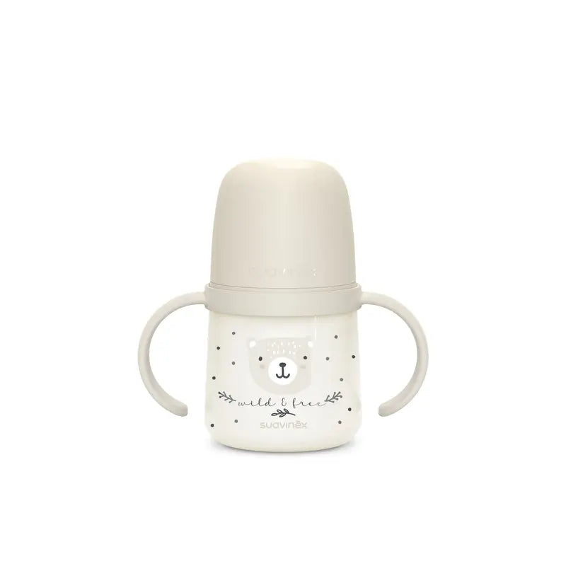 Suavinex Biberão Noite & Dia +6 Meses Wild&Free Cinzento, 150 ml