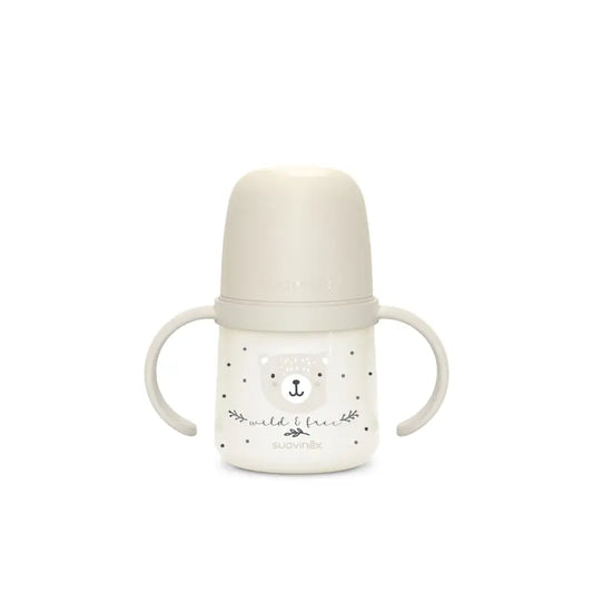 Suavinex Biberão Noite & Dia +6 Meses Wild&Free Cinzento, 150 ml