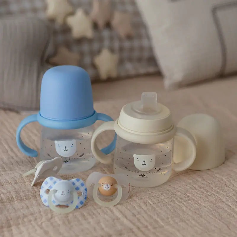 Suavinex Biberão Noite & Dia +6 Meses Rosa Selvagem&Livre, 150 ml