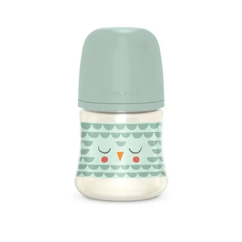 Suavinex Bibéron Premium 150 Ml. Tetina Fisiológica Sx Pro Tetina de Silicone. Bibéron Premium Fluxo lento. +0 Meses. Bonhomia, Verde
