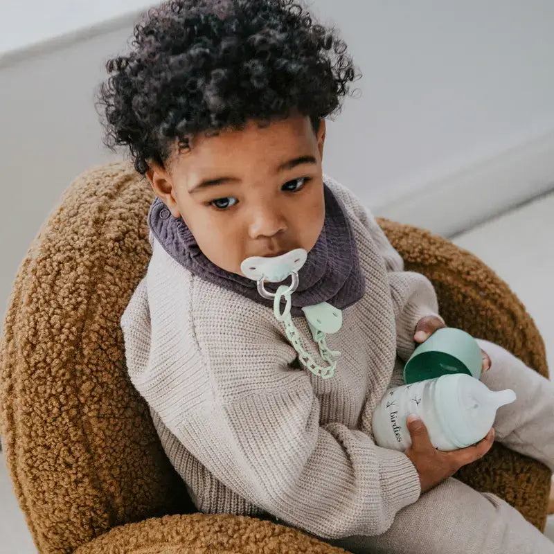 Suavinex Biberão Tetina Sx Pro Slow Flow (S) +0 Meses Passarinhos Verde, 150 ml